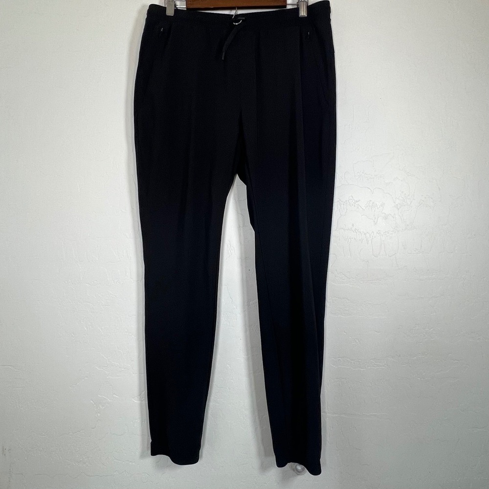 UNRL jogger pants Mens Large Black Tapered Joggers Athletic Drawstring